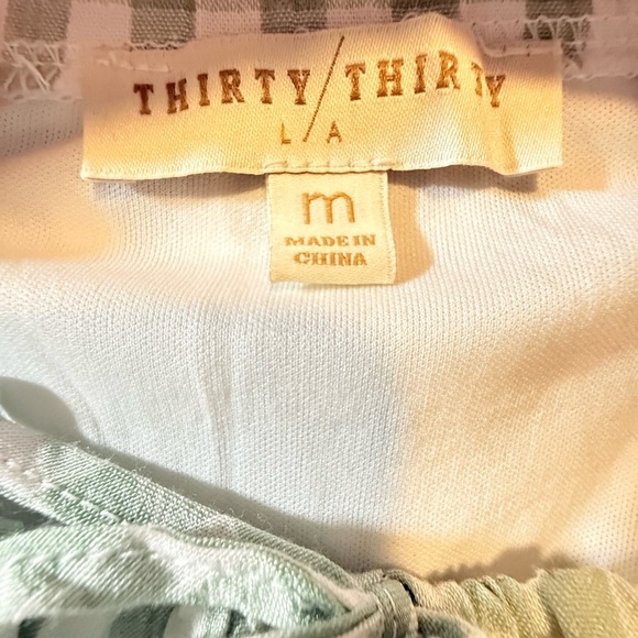 Green Gingham Dress size M - Picture 7 of 10